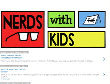 Tablet Screenshot of nerdswithkids.com